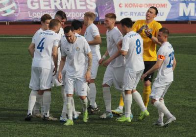 ФК «Рязань» дома уступил белгородскому «Салюту»